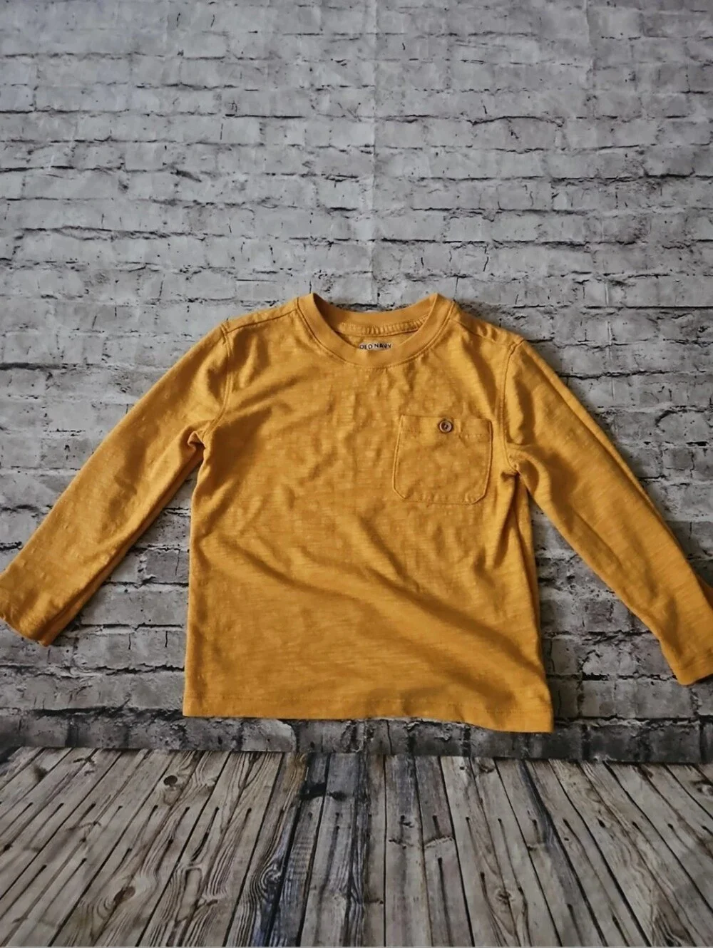 Old Navy Toddler Mustard Yellow Shirt Top Size 4t